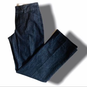 GAP Womens Curvy Blue Denim Dress Pants Size 6